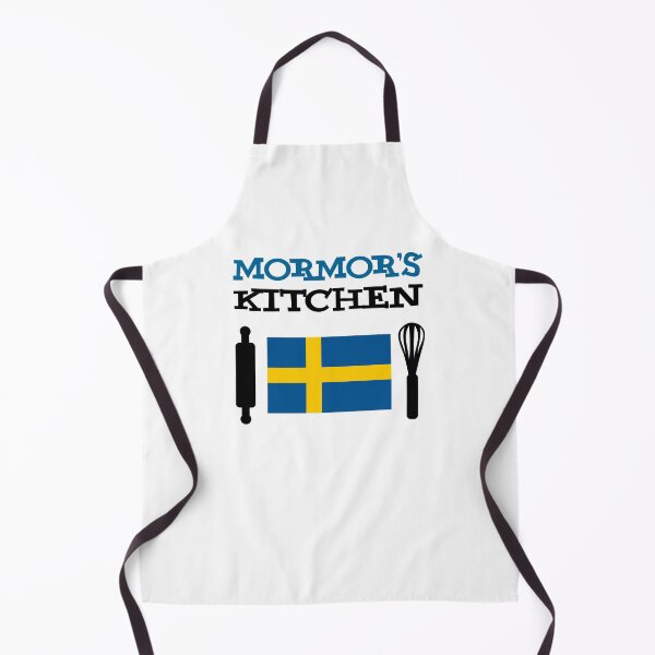 Item preview, Mormor's Kitchen Featuring Swedish Flag designed and sold by jaycartoonist.