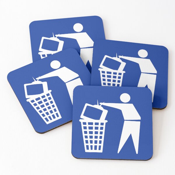 Item preview, Fake News, Trash the TV, Television in Trashcan Stop watching the news designed and sold by ArtOfRebellion.