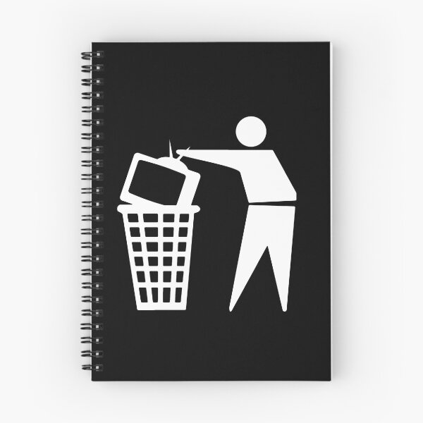 Item preview, Fake News, Trash the TV, Television in Trashcan Stop watching the news designed and sold by ArtOfRebellion.