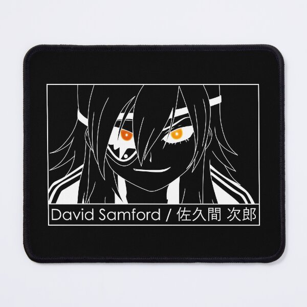 Artikelvorschau, Inazuma Eleven David Samford (Sakuma Jirou) Schwarz-Weiß entworfen und verkauft von Inazuma Shop.