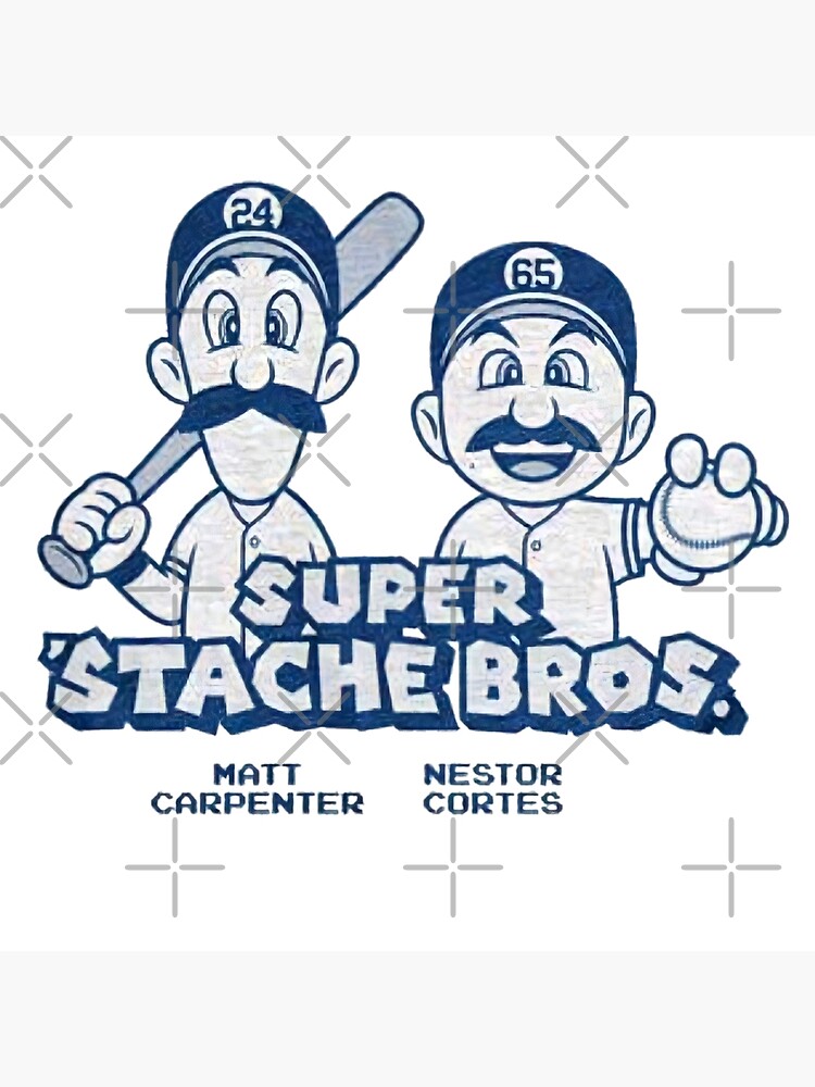 New York Super 'Stache Bros Shirt Nestor Cortes, Matt Carpenter