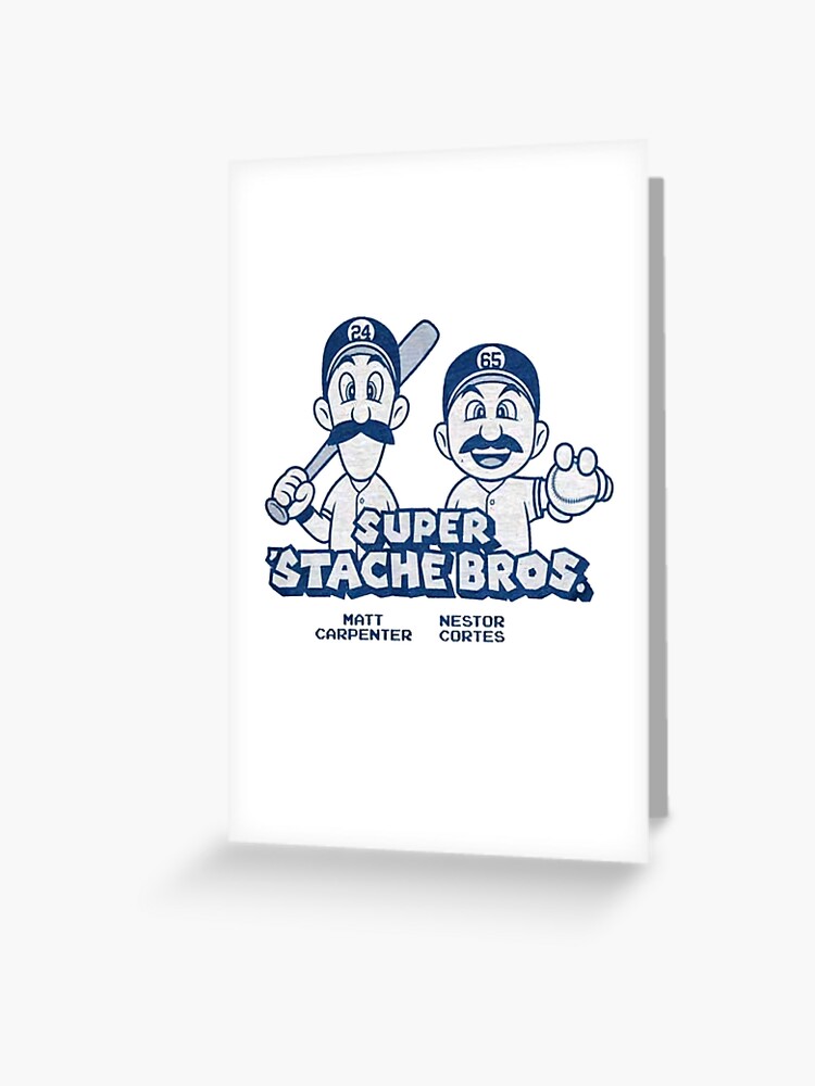 Super Stache Bros | Greeting Card