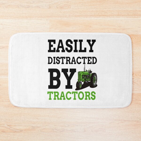 Item preview, easily distracted by tractors, designed and sold by truewear1.