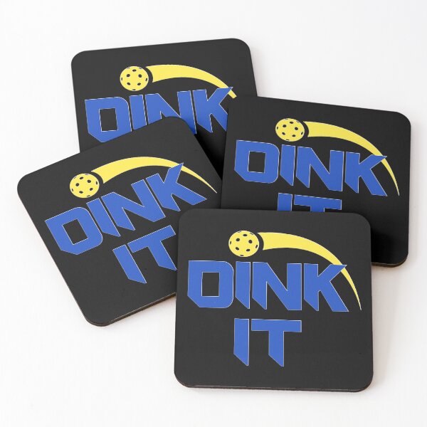 Item preview, Dink IT - Blue and Yellow Pickleball Design  designed and sold by Coop & Company Designs.