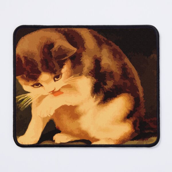Item preview, Brown and beige kitten painting designed and sold by aapshop.