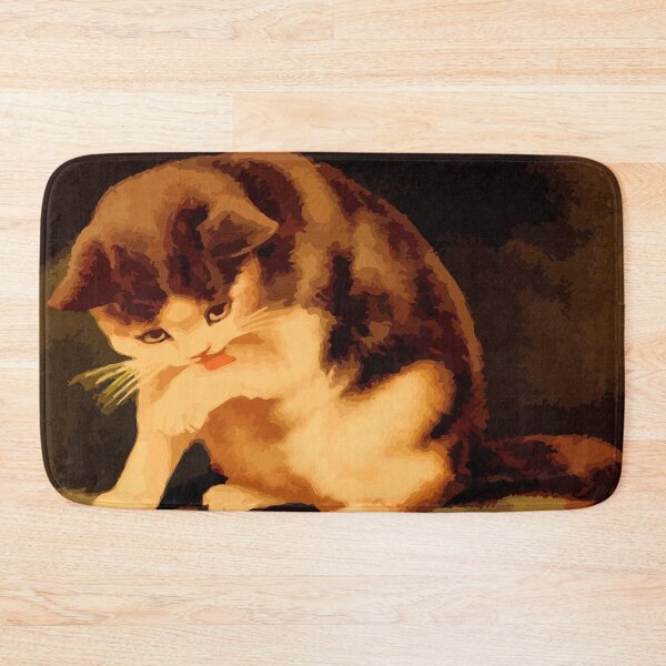Item preview, Brown and beige kitten painting designed and sold by aapshop.