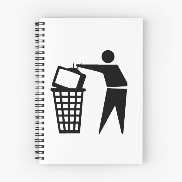 Item preview, Fake News, Trash the TV, Television in Trash can Stop watching the news designed and sold by ArtOfRebellion.