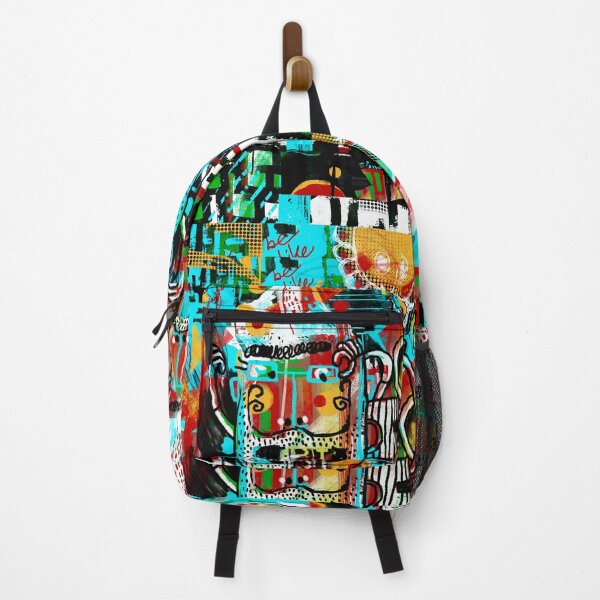 Item preview, Grungy cool bearded guy. Abstract graffiti painting designed and sold by GreissDesign.
