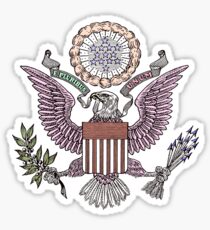 Pastel U.S. Seal Sticker