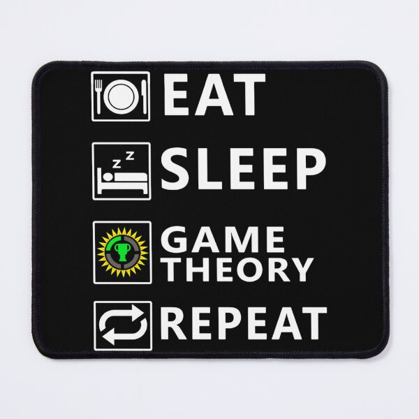 Item preview, Eat Sleep Game Theory Repeat Essential T-Shirt designed and sold by amberk1cira.