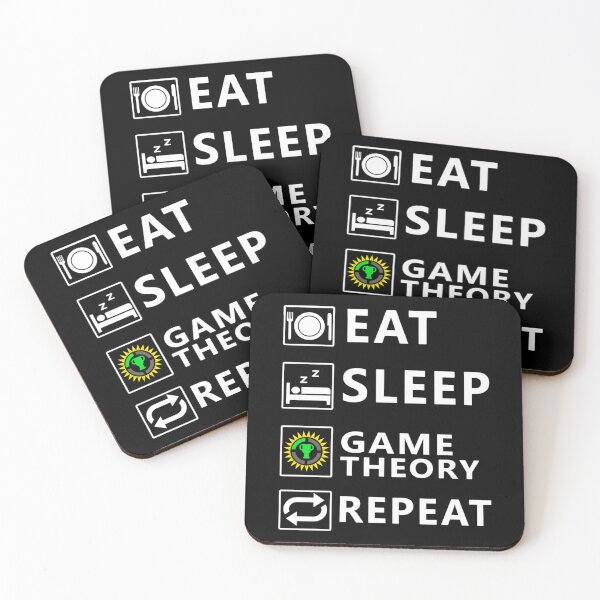 Item preview, Eat Sleep Game Theory Repeat Essential T-Shirt designed and sold by amberk1cira.