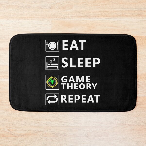 Item preview, Eat Sleep Game Theory Repeat Essential T-Shirt designed and sold by amberk1cira.