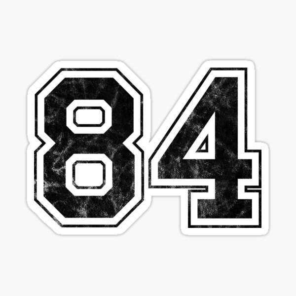 Kendrick Bourne jersey with number 84 Sticker for Sale by