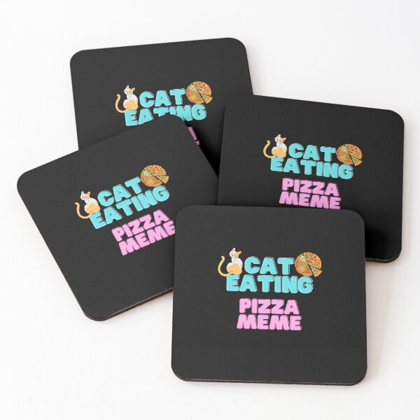 Item preview,  Cat Eating Pizza Meme designed and sold by yassminishop.