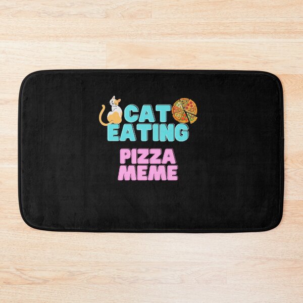 Item preview,  Cat Eating Pizza Meme designed and sold by yassminishop.