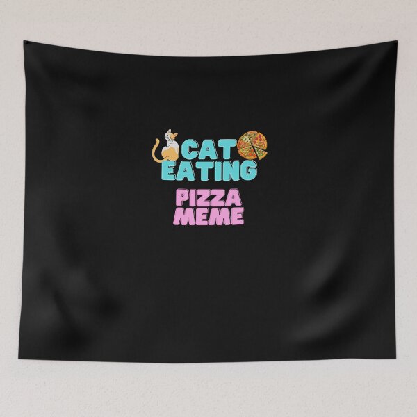Item preview,  Cat Eating Pizza Meme designed and sold by yassminishop.