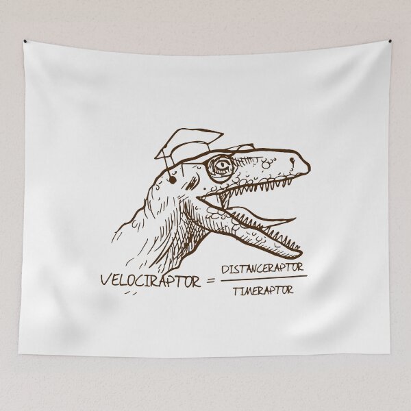Item preview, Dinosaurio Velociraptor Divertido designed and sold by MakeItTrend.