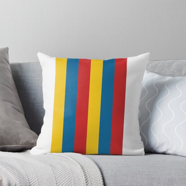 Item preview, Primary Colors Rainbow Retro Vertical Stripes Minimal Abstract  designed and sold by TalBright.
