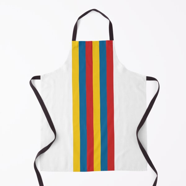 Item preview, Primary Colors Rainbow Retro Vertical Stripes Minimal Abstract designed and sold by TalBright.