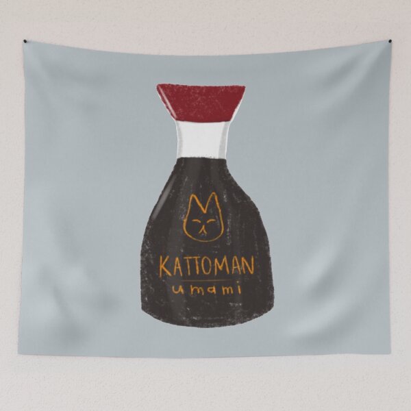 Item preview, Salsa de Soya Kattoman designed and sold by IsabelaMorrison.