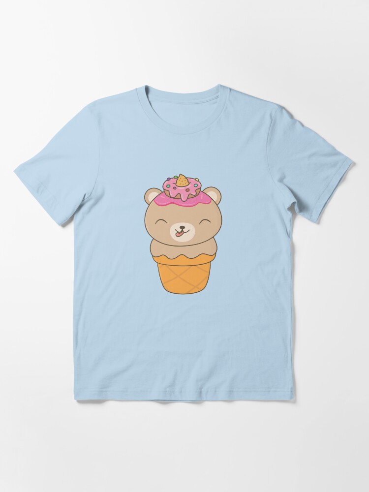 【 PROJECT】25SS★ Ice cream Bear T-shirt Kawaii Cute Ice Cream Bear 
