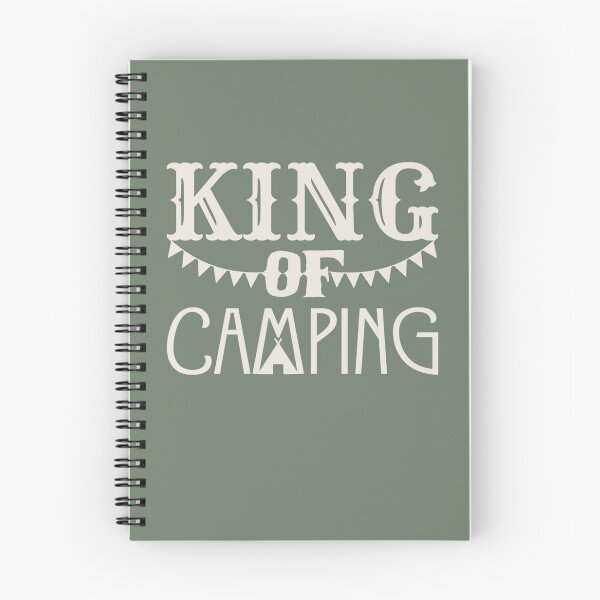 Item preview, King Of Camping Fun Camping Design designed and sold by TrulyEpoque.