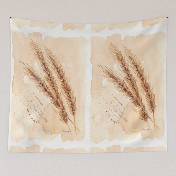 Item preview, Golden Wheat - Botanical illustration designed and sold by Maree Clarkson .