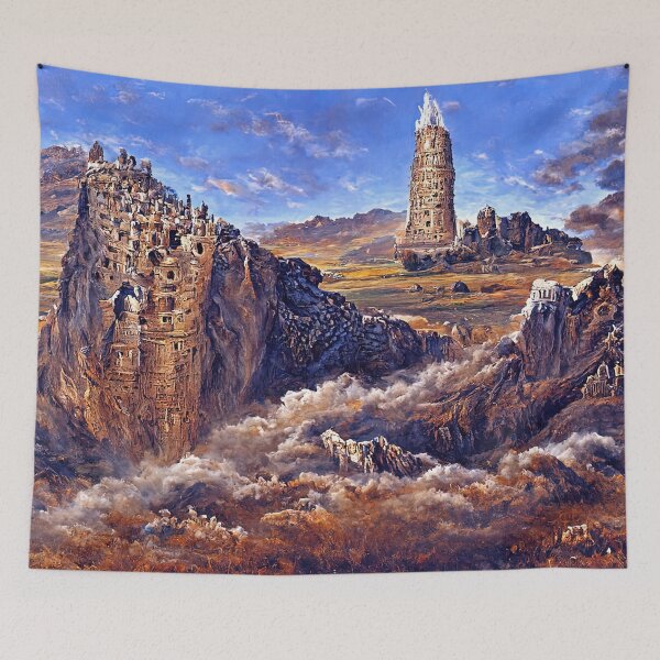 Item preview, The Valley of Towers designed and sold by AM FineArtPrints.