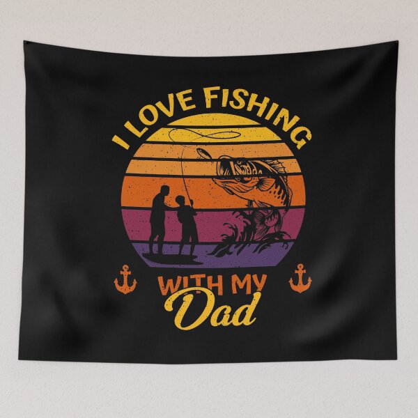 Item preview, I Love Fishing With My Dad Fishing - for children designed and sold by Shirt-Designs.