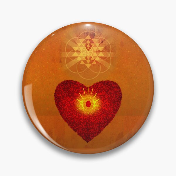 Item preview, Sri Yantra with Sacred Heart designed and sold by ZOXOFO.