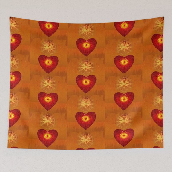 Item preview, Sri Yantra with Sacred Heart designed and sold by ZOXOFO.