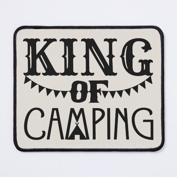 Item preview, King Of Camping Fun Camping Black Text Design designed and sold by TrulyEpoque.