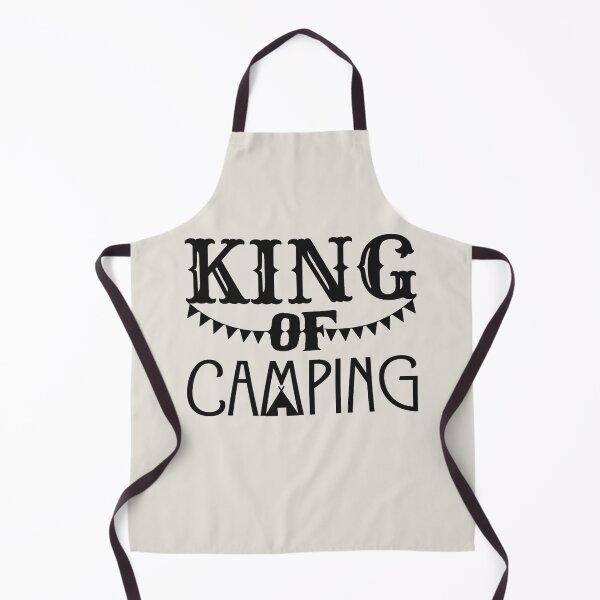 Item preview, King Of Camping Fun Camping Black Text Design designed and sold by TrulyEpoque.
