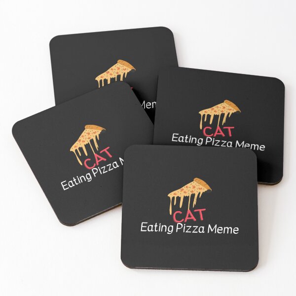 Item preview,  Cat Eating Pizza Meme designed and sold by yassminishop.