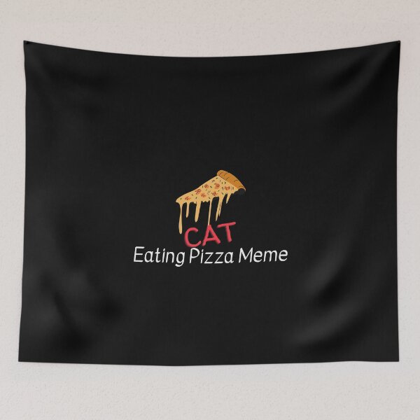 Item preview,  Cat Eating Pizza Meme designed and sold by yassminishop.