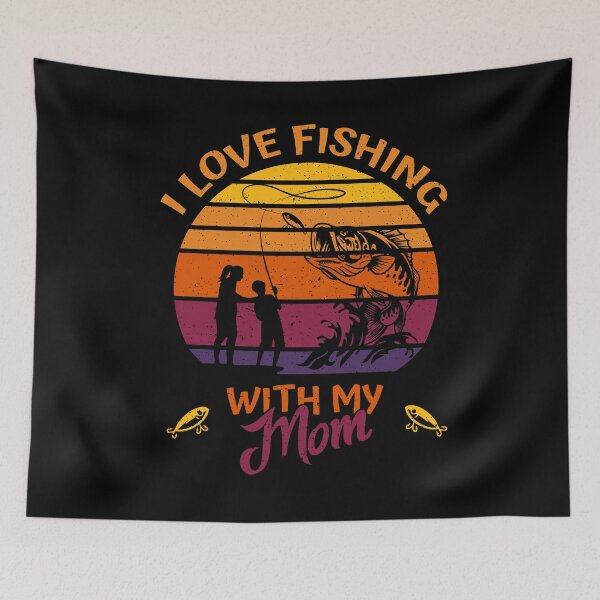 Item preview, I Love Fishing With My Mom Fishing - for children designed and sold by Shirt-Designs.