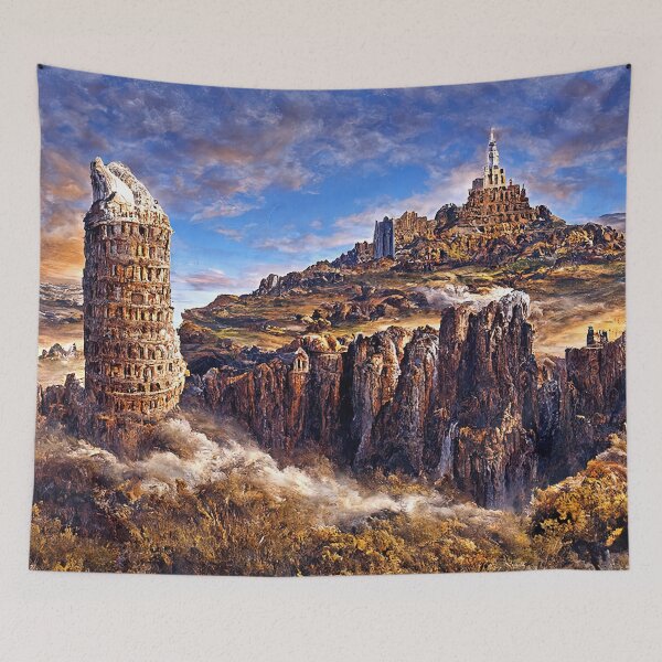 Item preview, The Valley of Towers designed and sold by AM FineArtPrints.
