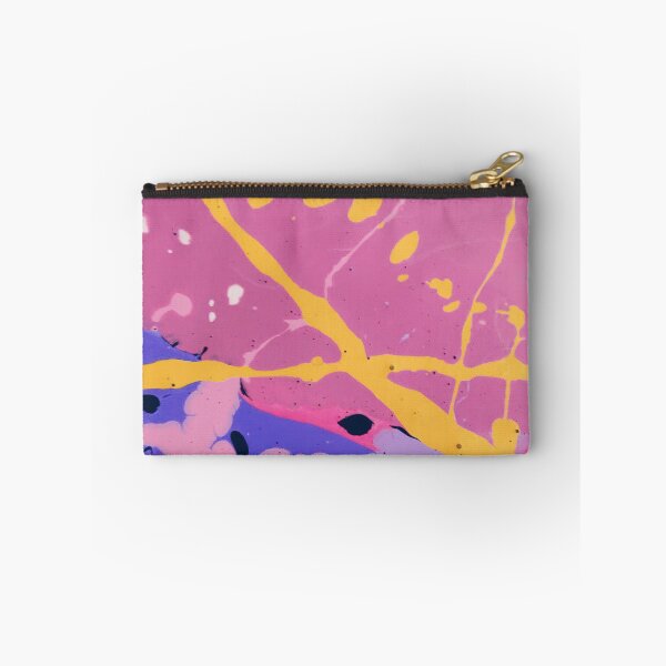 Item preview, Pink Yellow & Purple Abstract Splatter Art designed and sold by hijackhippo.