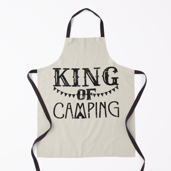 Item preview, Distressed Style King Of Camping Fun Camping Black Text Design designed and sold by TrulyEpoque.