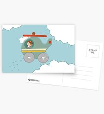 H is for Helicopter Postcards