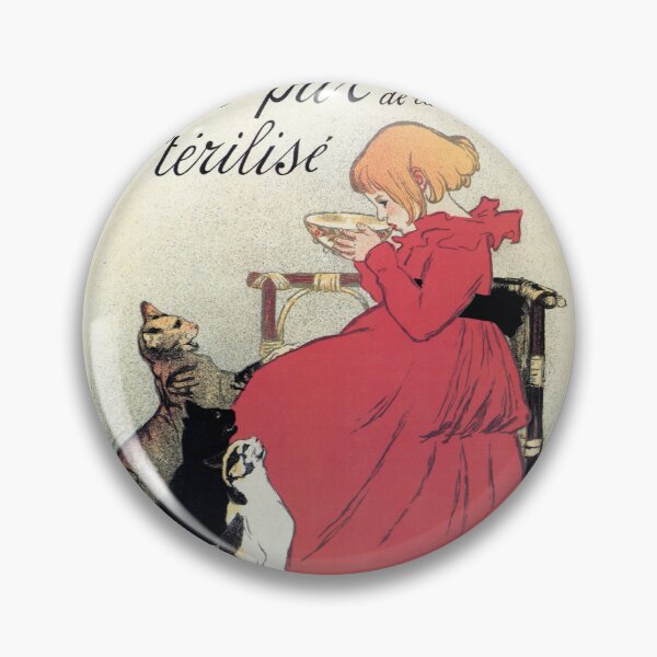 Item preview, Famous art nouveau milk advert, girl, cats, by Steinlen designed and sold by aapshop.