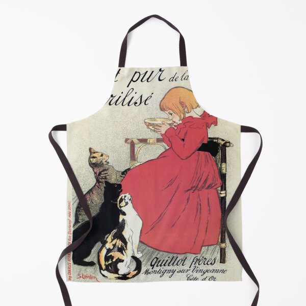Item preview, Famous art nouveau milk advert, girl, cats, by Steinlen designed and sold by aapshop.