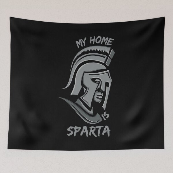 Item preview, My Home is Sparta - A Spartan with the lettering My Home is Sparta designed and sold by velisani.