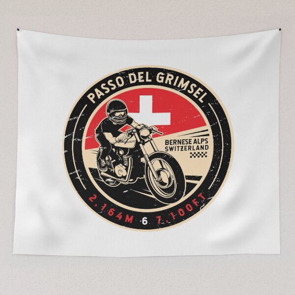 Item preview, Passo Del Grimsel | Switzerland | Motorcycle designed and sold by KrisSidDesigns.