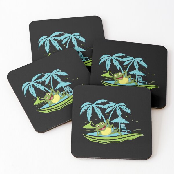Item preview, Frog At The Beach Funny designed and sold by EIMgraphic.