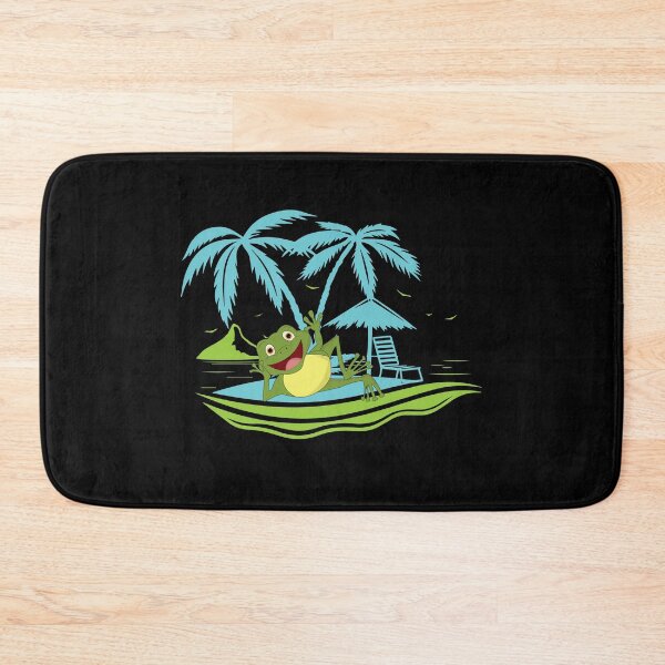 Item preview, Frog At The Beach Funny designed and sold by EIMgraphic.