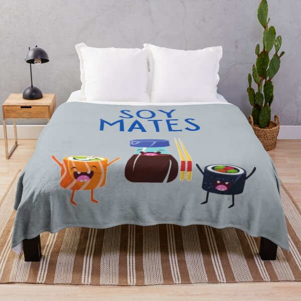 Item preview, Soy Mates, Soul Mates Food Pun designed and sold by IsabelaMorrison.
