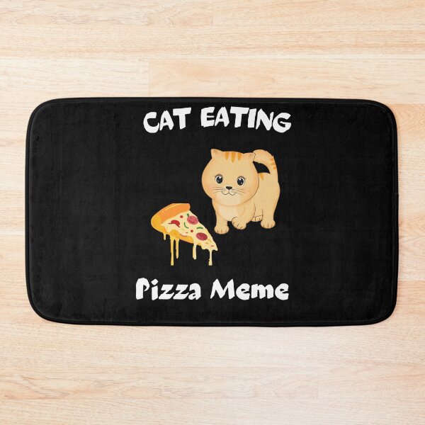 Item preview,    Cat Eating Pizza Meme designed and sold by yassminishop.