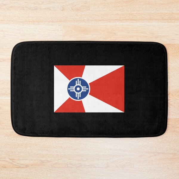Item preview, Wichita Kansas Flag Usa T-Shirt Cell Phone Case Sticker designed and sold by veronicaab.