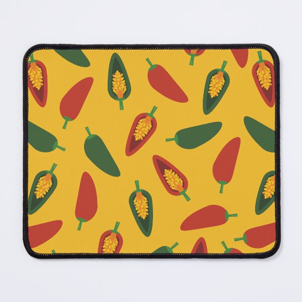 Item preview, Red and Green Chili Pattern designed and sold by Blue-Banana.